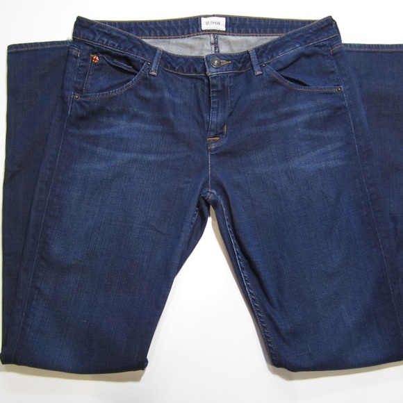 Hudson Carly Flap Straight Jeans Sz 32 - Picture 4 of 7
